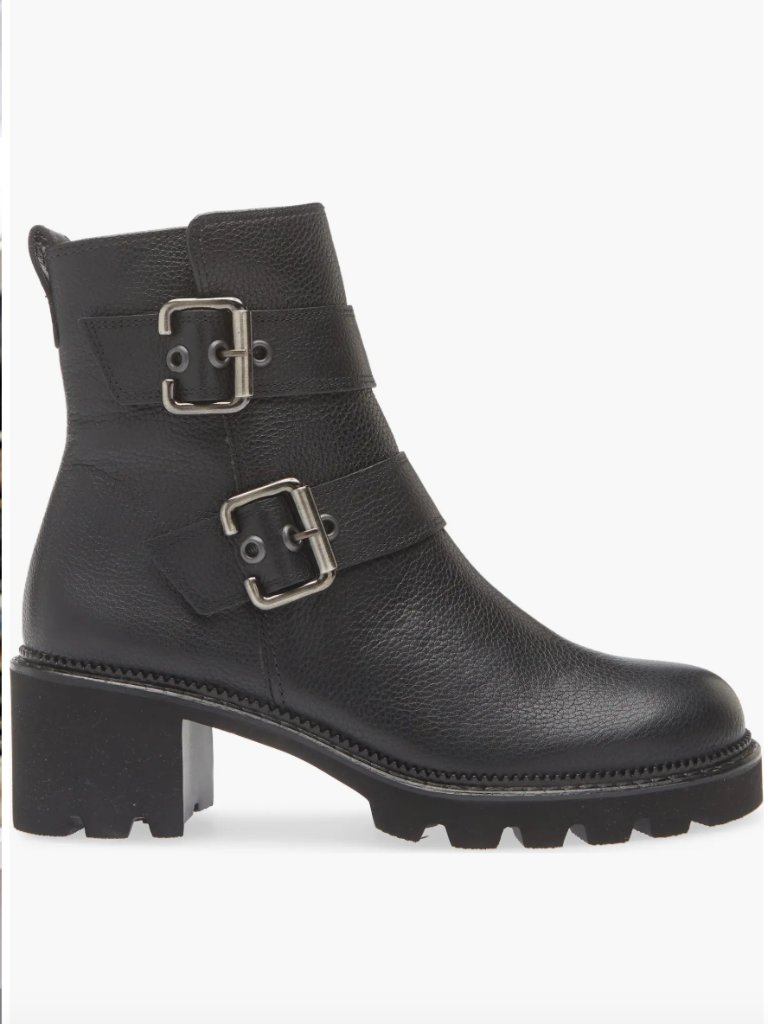 Paul Green Balboa Moto Boot (Women) Black New No Box Size 9 Us/ 6.5uk